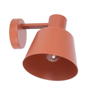 Lampa ścienna Kinkiet DUNKA Sigma Lighting 1XE27 MAX 15W LED Stal lakierowana Ceglany/Ceglany