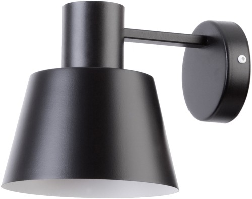 Lampa ścienna Kinkiet DUNKA Sigma Lighting 1XE27 MAX 15W LED Stal lakierowana Czarny/Carny, Wewnątrz Biały