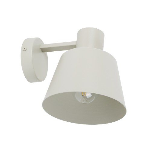 Lampa ścienna Kinkiet DUNKA Sigma Lighting 1XE27 MAX 15W LED Stal lakierowana Szary Beż/Szary Beż