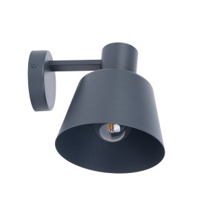 Lampa ścienna Kinkiet DUNKA Sigma Lighting 1XE27 MAX 15W LED Stal lakierowana Antracyt/Antracyt