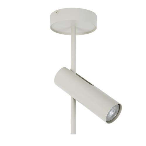 Lampa sufitowa Plafon Spot Kinkiet LEDA Sigma Lighting 1xGU10 max 10W led Stal lakierowana Szary Beż/Szary Beż