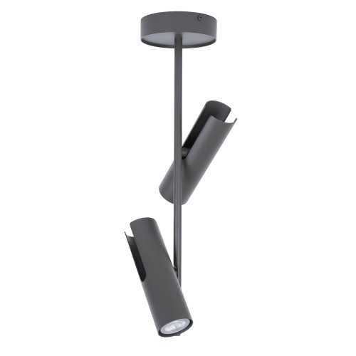 Lampa sufitowa Plafon Spot LEDA Sigma Lighting 2xGU10 max 10W led Stal lakierowana Ciemna Oliwka/Ciemna Oliwka