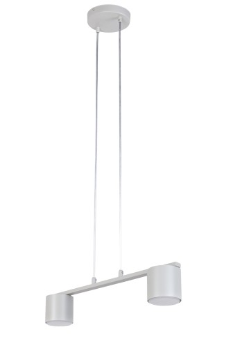Lampa wisząca MILA Sigma Lighting 2x GX53 MAX 12 W LED Stal lakierowana Szary Beż/Szary Beż