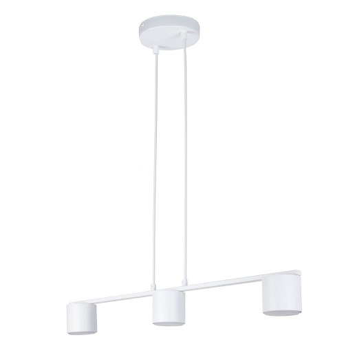 Lampa wisząca MILA Sigma Lighting 3x GX53 MAX 12 W LED Stal lakierowana Biały/Biały