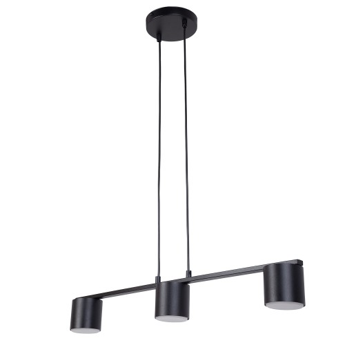Lampa wisząca MILA Sigma Lighting 3x GX53 MAX 12 W LED Stal lakierowana Czarny/Czarny