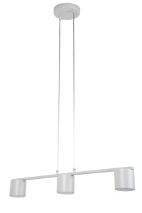 Lampa wisząca MILA Sigma Lighting 3x GX53 MAX 12 W LED Stal lakierowana Szary Beż/Szary Beż