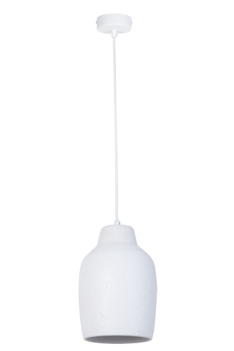 Lampa wisząca NORA Sigma Lighting 1xE27 max 15W LED Stal lakierowana Biały/Biały