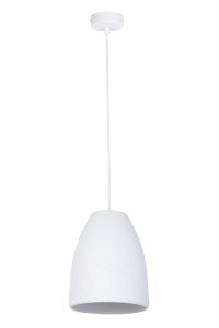 Lampa wisząca NORA Sigma Lighting 1xE27 max 15W LED Stal lakierowana Biały/Biały