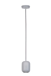 Lampa wisząca OLO Sigma Lighting 1XGU10 MAX 10W LED Stal lakierowana Szary/Szary