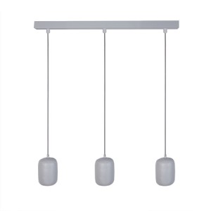 Lampa wisząca OLO Sigma Lighting 3XGU10 MAX 10W LED Stal lakierowana Szary/Szary