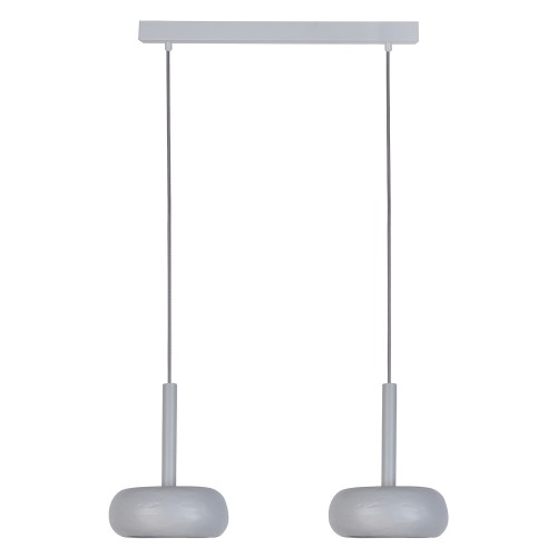 Lampa wisząca OTTO Sigma Lighting 2x GX53 MAX 12 W LED Stal lakierowana Szary/Szary