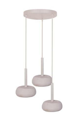 Lampa wisząca OTTO Sigma Lighting 3x GX53 MAX 12 W LED Stal lakierowana Beż/Beż