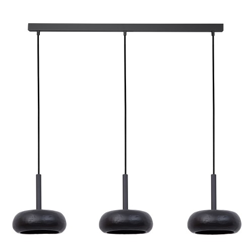 Lampa wisząca OTTO Sigma Lighting 3x GX53 MAX 12 W LED Stal lakierowana Czarny/Czarny