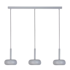 Lampa wisząca OTTO Sigma Lighting 3x GX53 MAX 12 W LED Stal lakierowana Szary/Szary