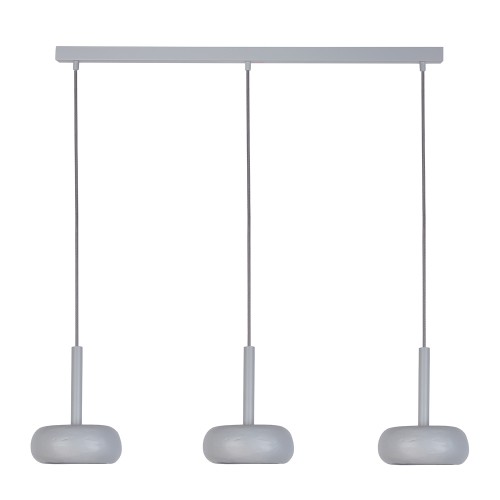 Lampa wisząca OTTO Sigma Lighting 3x GX53 MAX 12 W LED Stal lakierowana Szary/Szary