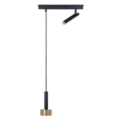 Lampa wisząca STAMP Sigma Lighting 1x GX53 MAX 12W LED, 1xG9 max 3W LED Stal lakierowana Czarny/Czarny,Złoty