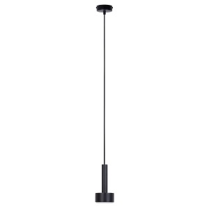 Lampa wisząca STAMP Sigma Lighting 1x GX53 MAX 12W LED Stal lakierowana Czarny/Czarny