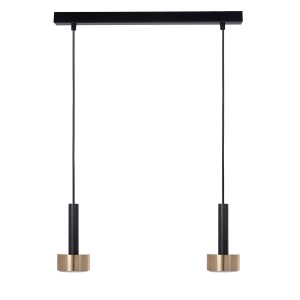 Lampa wisząca STAMP Sigma Lighting 2x GX53 MAX 12W LED Stal lakierowana Czarny/Czarny,Złoty