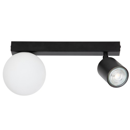 Lampa sufitowa Plafon TAVIRA Sigma Lighting 1XG9 MAX 12W LED, 1XGU10 MAX 10W LED Stal lakierowana Czarny/Biały,Czarny