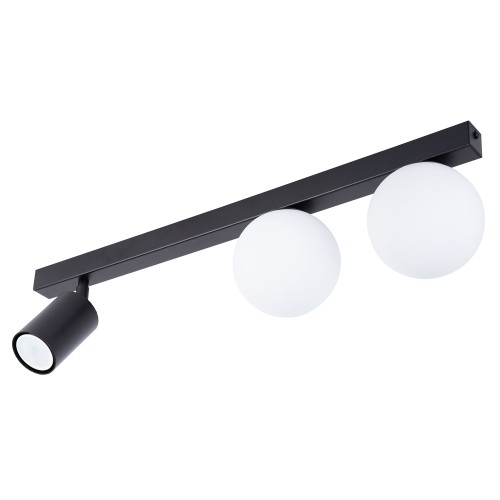 Lampa sufitowa Plafon TAVIRA Sigma Lighting 2XG9 MAX 12W LED, 1XGU10 MAX 10W LED Stal lakierowana Czarny/Biały,Czarny