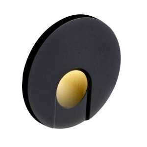 Oprawa schodowa moduł LED + ramka Mistic DOT R MSTC-05411906+MSTC-05118010 Mistic Lighting czarny mat