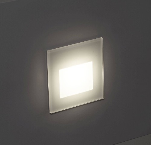 Oprawa schodowa moduł LED + ramka Mistic DOT SQ MSTC-05411903+MSTC-05118010 Mistic Lighting LED 1W Biały 3000K 80lm