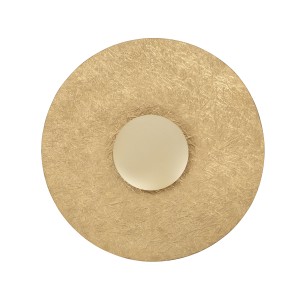 Lampa ścienna Kinkiet SOLE Sigma Lighting Moduł Led 7w 3000k Kompozyt mineralny Złoty/Złoty