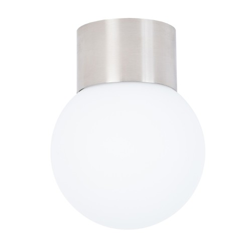 Lampa sufitowa Plafon Spot HOTEL MOOD Sigma Lighting 1xG9 max 12W led Stal niklowana szczotkowana Srebrny/Biały