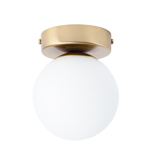 Lampa sufitowa Plafon Spot HOTEL MOOD Sigma Lighting 1xG9 max 12W led Stal mosiądzowana szczotkowana Złoty/Biały