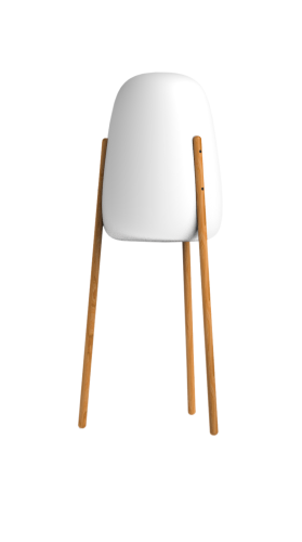 Lampa zewnętrzna 3087 ROCKET 145 New Garden LED 5W Tworzywo sztuczne/Drewno Biały/Drewno