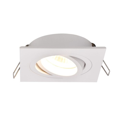 Lampa sufitowa Oprawa podtynkowa Chuck 003064-024587 Zuma Line 1x50W Biały Metal