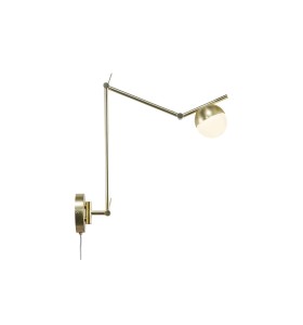 Lampa ścienna Kinkiet Nordlux G9 5W Metal Mosiądz