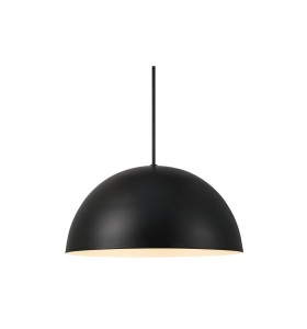 Lampa Wisząca Nordlux E27 40W Metal Czarny minimalistyczny design.
