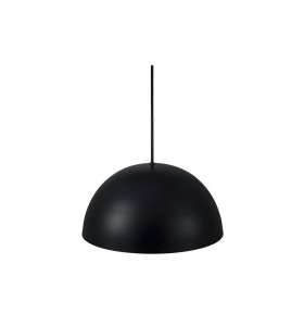 Czarna metalowa lampa wisząca Nordlux E27 40W.