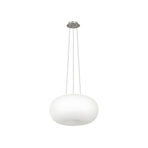 Lampa Wisząca Inez Zuma line 2x60W E27 Biały Metal, minimalistyczny design.