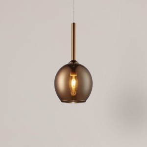 Lampa wisząca Monic Zuma line 40W E14 Miedziany Metal