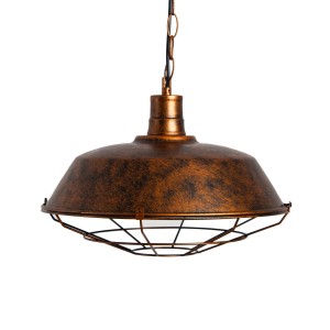Lampa wisząca Abigali Antique, miedziany E27