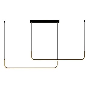 Lampa Wisząca Abigali Nikon 36W nowoczesna czarna