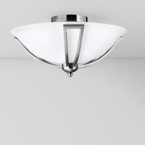 Lampa sufitowa Bolla HK-BOLLA-F Elstead Lighting 2xE27 Szkło Nikiel