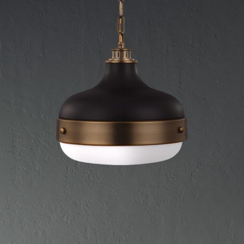 Lampa wisząca Cadence FE-CADENCE-2P-MB Elstead Lighting 2xE27 Stal miękka Mosiądz