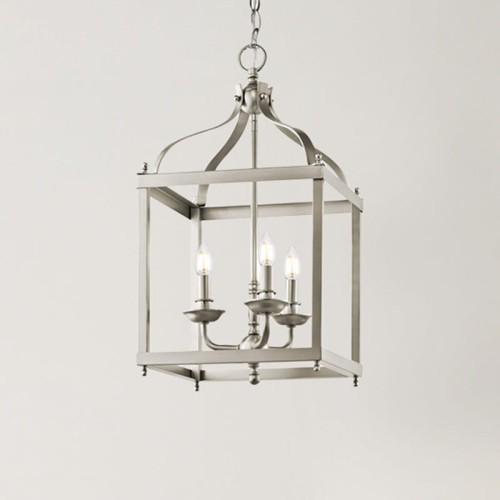 Lampa wisząca Larkin KL-LARKIN-P-M-NI Elstead Lighting 3xE14 Stal Nikiel