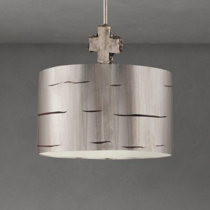 Lampa wisząca Fragment FB-FRAGMENT-S-PL Elstead Lighting 1xE27 Stal miękka Srebrny