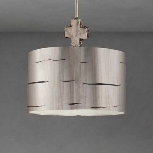 Lampa wisząca Fragment FB-FRAGMENT-S-PL Elstead Lighting 1xE27 Stal miękka Srebrny