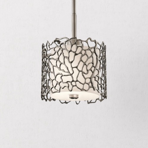 Lampa wisząca Silver Coral KL-SILVER-CORAL-MP Elstead Lighting 1xE27 Metal Cyna