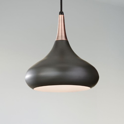 Lampa wisząca Beso FE-BESO-P-M-DBZ Elstead Lighting 1xE27 Stal Brąz