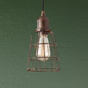 Lampa wisząca Urban Renewal FE-URBANRWL-P-D Elstead Lighting 1xE27 Stal Brąz