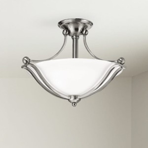 Lampa sufitowa Bolla HK-BOLLA-SF Elstead Lighting 2xE27 Szkło Nikiel