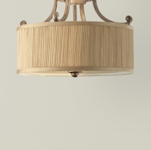 Lampa sufitowa Abbey FE-ABBEY-SF Elstead Lighting 3xE27 Stal miękka Srebrny