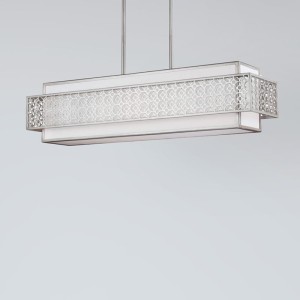 Lampa wisząca Kenney FE-KENNEY-ISLE Elstead Lighting 5x60W E27 Stal Srebrny