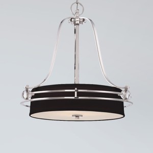 Lampa wisząca Uptown Gotham QZ-GOTHAM-P Elstead Lighting 4x100W E27 Metal Czarny